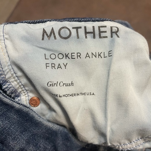 Mother Jeans Looker Ankle Fray girl crush - Picture 7 of 8